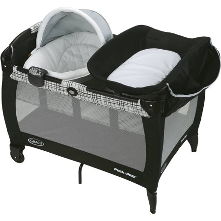 Graco Pack 'n Play Newborn Napper with Soothe Surround Technology Bassinet, Teigen