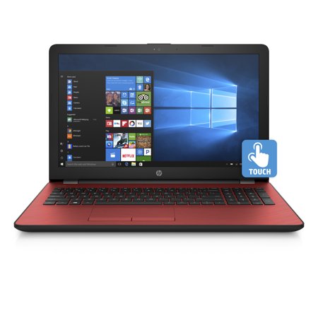HP 15-bs244wm 15.6" Touchscreen Laptop, Windows 10, Intel Pentium N5000 Processor, 4GB Memory, 500 GB Hard Drive, DVD, Scarlet Red