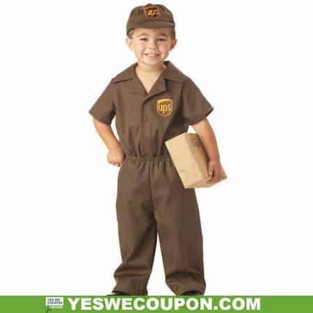 The UPS Guy Boys’ Toddler Halloween Costume – Great For YWC Followers :)