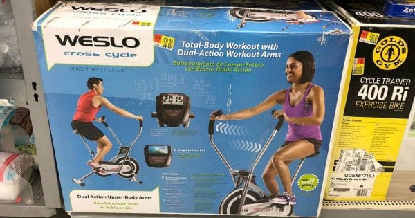 weslo cross cycle exercise bike stores