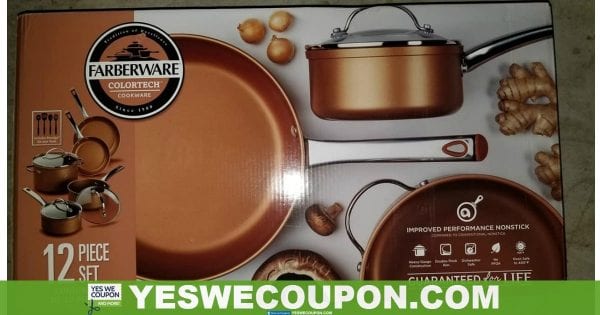 Farberware Nonstick Cookware Set – Walmart Clearance Find