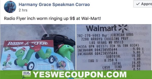 Radio Flyer Inchworm Ride-on – Walmart Clearance Find