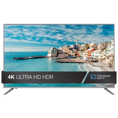 JVC 55" Class 4K Ultra HD (2160P) HDR Smart LED TV with Built-in Chromecast (LT-55MA875)