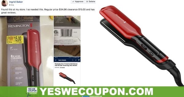 Remington Pro Ceramic Flat Iron – Walmart Clearance Find