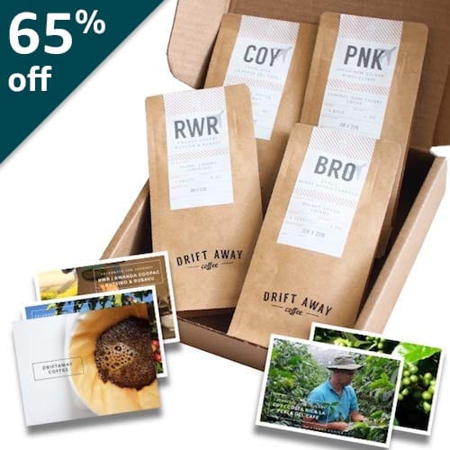 Driftaway Coffee: World Explorer’s Coffee SUB BOX – 65% OFF!!!!