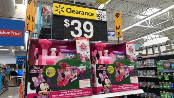 Disney Junior Minnie 6-Volt Powered Train Only $39.00 On Clearance At Walmart!