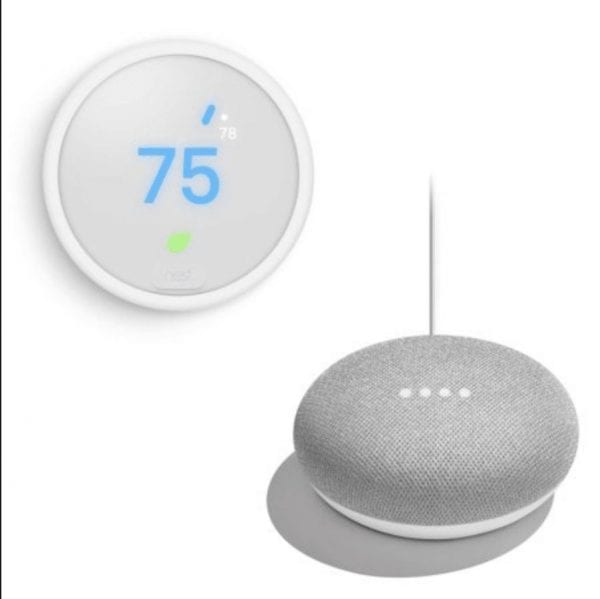 RUN! NO WAY!! Nest Thermostat E + FREE Google Home Mini ONLY $40!