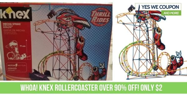 Knex Rollercoaster ONLY $2! Was $29.84! Holy Wow!