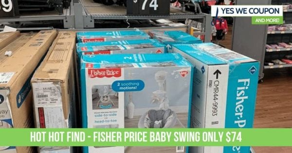 OMG FISHER PRICE SWING ONLY $74 – WALMART CLEARANCE