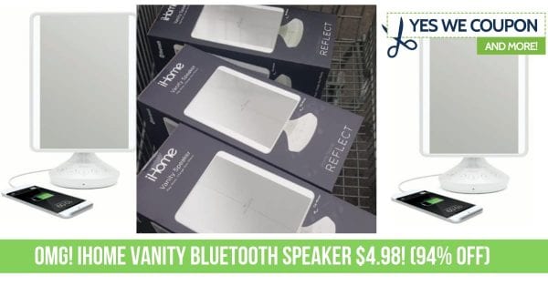 GO NOW! iHome Speaker Vanity ONLY $4.98! (was $80)