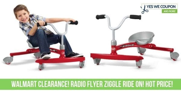 Clearance! Red Amazon on Radio Flyer Ziggle Ride On! Just $19! (reg. $55.28!)