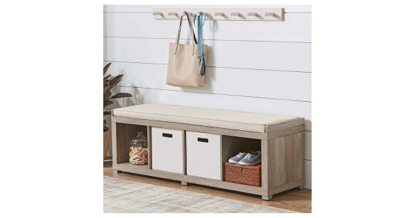 Better Homes and Gardens 4-Cube Organizer Storage Bench ONLINE SAVINGS!!