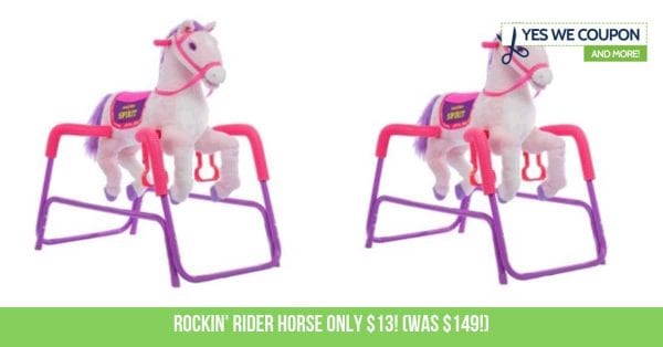Whoa! Rockin’ Rider Horse Just  On Clearance At Walmart!