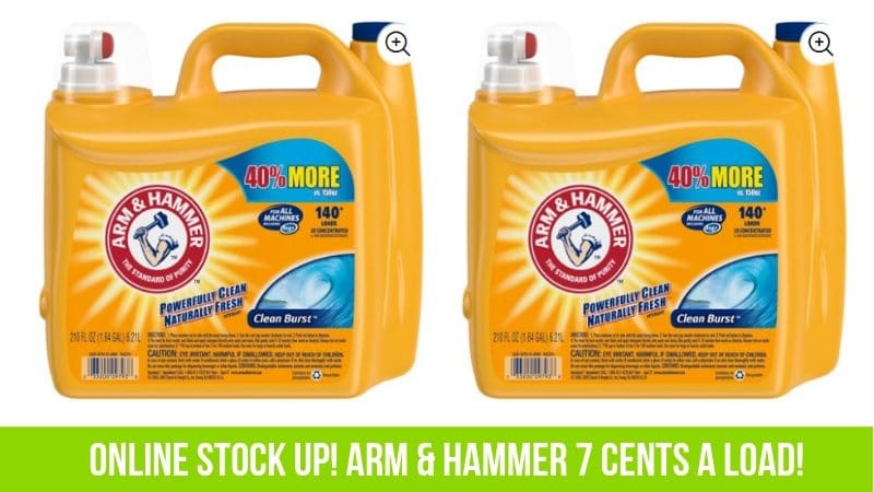 Cheap Arm & Hammer 7¢/load – Free Pick Up!