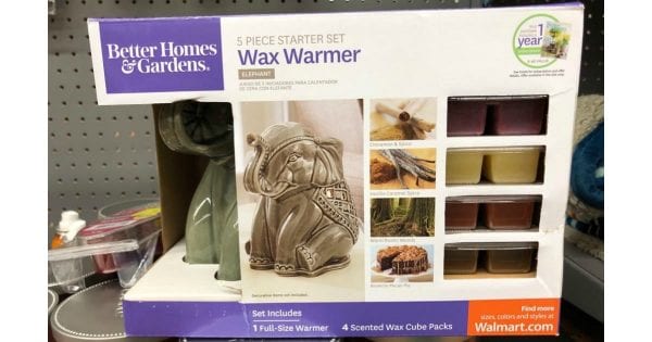 Better Homes & Gardens Full Size Elephant Wax Warmer Set ONLY $5 (Reg $19.72 – Walmart Clearance