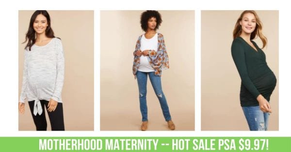 Maternity Clothes Sale! PSA $9.97!
