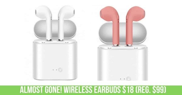 NEARLY GONE! Wireless Earbuds over 80% off! Just $18!