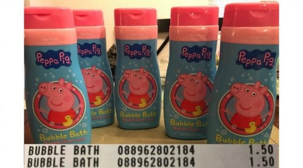 Peppa Pig Bubble Bath ONLY $1.50 (Reg $13.50)
