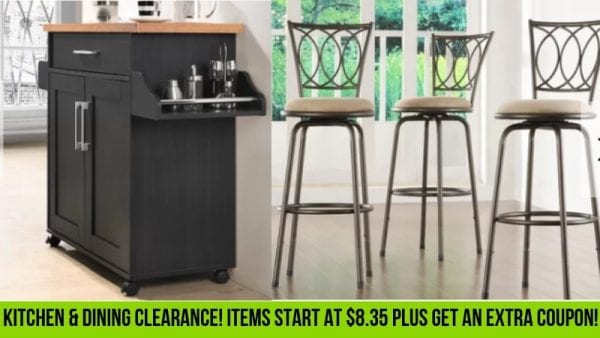 Kitchen & Dining FLASH SALE! Items Start at $8.35 PLUS Extra Coupon!