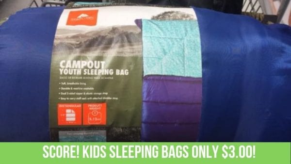 WOW! Kids Sleeping Bags ONLY $3!