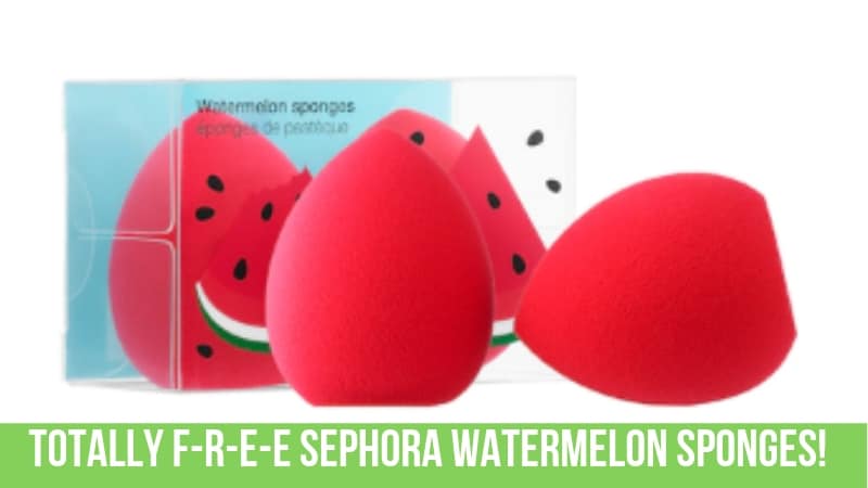 FREE Sephora Watermelon Sponge Set!