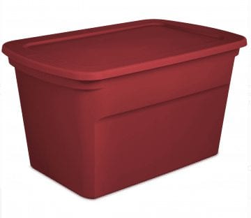 30 Gallon Plastic Totes For Just $2!!!