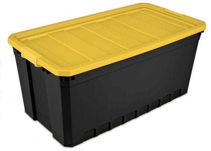 Plastic Totes 50gal only $5 at Walmart!
