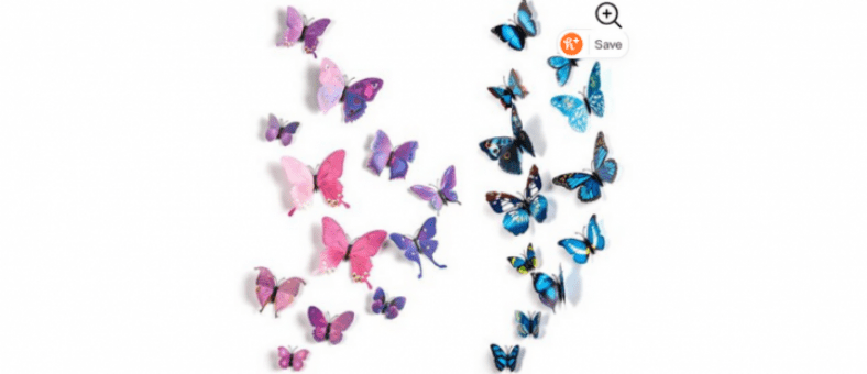 3D Butterfly Wall Decor ONLY 99 Cents For The Full Set!