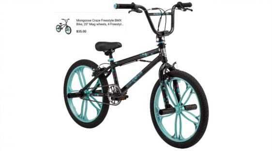 Mongoose Craze Freestyle BMX Bike ONLY $35 (Reg $148)