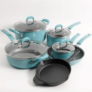 Pioneer Woman 10 Pc Nonstick Cookware For $21 (was $99)!