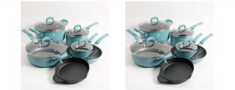 Pioneer Woman 10-Piece Non-Stick Cookware Set Possibly $25 (Reg. $89)