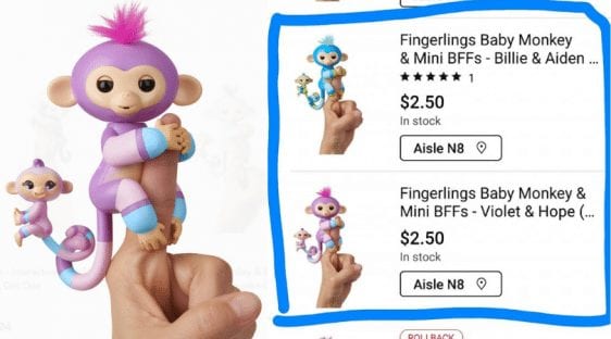 Fingerlings Baby Monkey & Mini BFFs ONLY $2.50