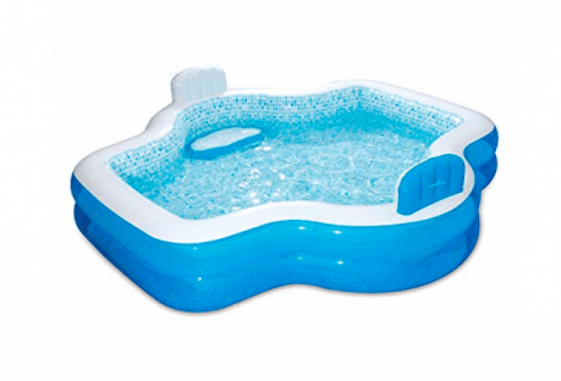 summer waves inflatable fountain pool