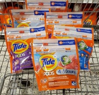 Tide Pods 27 Cents