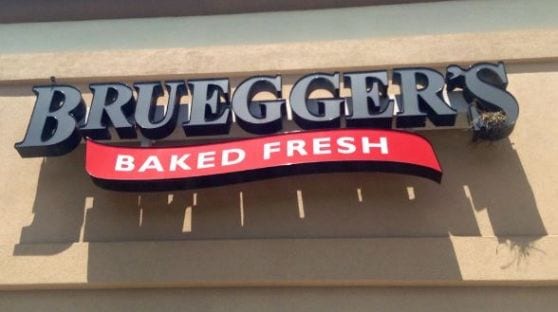 FREE Brueggers Bagel & Cream Cheese!