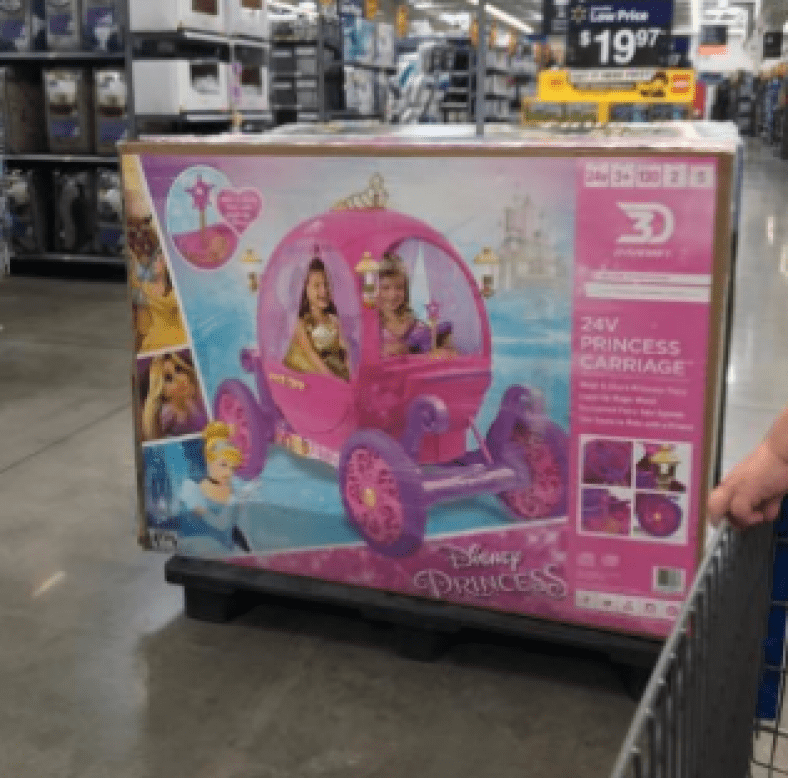 princess carriage ride on toys r us