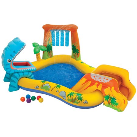 Intex Dinosaur Play Center Inflatable Kids Set & Swimming Pool | 57444EP