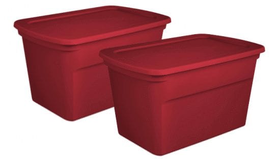 clearance storage totes walmart