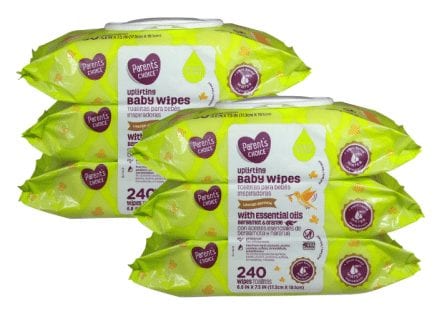 3-Packs Parent’s Choice Baby Wipes $1