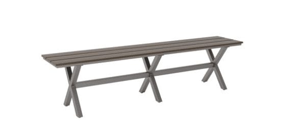 Outdoor Patio Bench Only $7