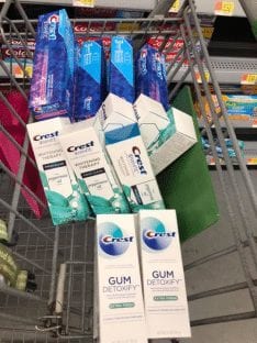 Full Size Crest Whitening Toothpaste ONLY .25 Cents!