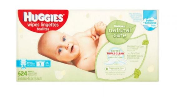 Huggies Natural Care Fragrance Free Baby 624 Count $2.24!!