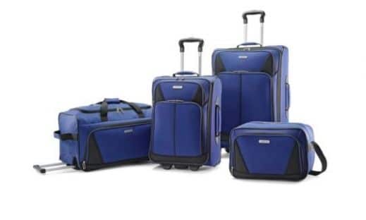 American Tourister 4 pc luggage set ONLY $25!