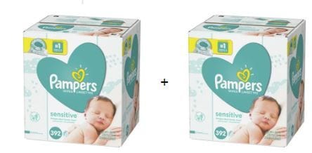 Stacking Deal for Cheap Pampers Baby Wipes!