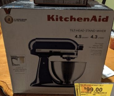 KitchenAid Mixer ONLY $64 (was $329) At Walmart!