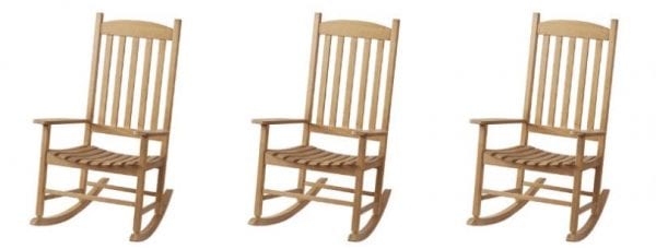 Outdoor Rocking Chair Only $17