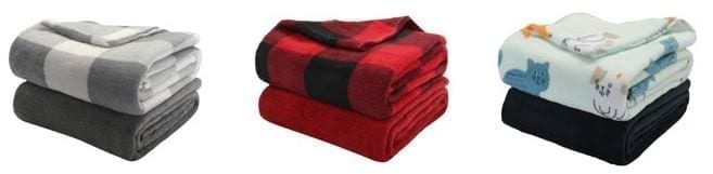 Fleece Throw Blankets just $5! FREE Pick Up!
