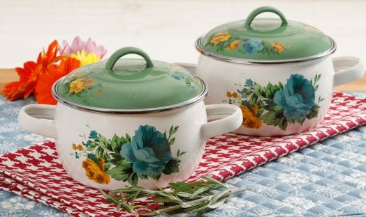 The Pioneer Woman Dutch Oven Set of 2 only $13.99