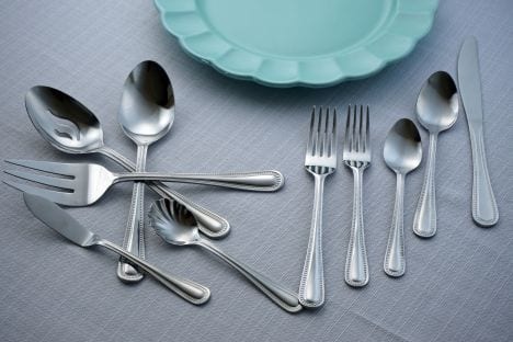 45 Piece Stainless Steel Flatware Set only $1.50