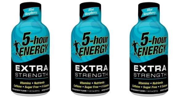 5 Hour Energy Shot Extra Blue Raspberry only 1 cent!